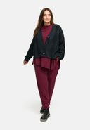 Stickad kofta – mysig, tidlös & med strukturdetaljer 'Cotona'