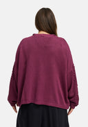 Stickad kofta – mysig, tidlös & med strukturdetaljer 'Cotona'