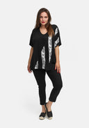 A-linjainen tunika kevyestä viskoosijoustosta 'Sovana'