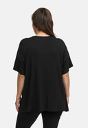 A-linjainen tunika kevyestä viskoosijoustosta 'Sovana'