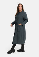 'Calina' Mantel van parachute, met voering, A-lijn