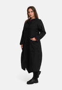 'Calina' Mantel van parachute, met voering, A-lijn