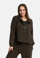 'Brunel' Jacke – acogedor stretch, elegante estructurado & cuello de camisa