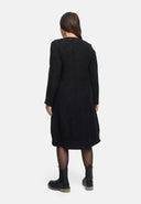 Tyylikäs mekko, A-linja, rakenteellisella kuviolla 'Noira'