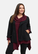 Seaicéad asymmetrúil le zip 'Floréa'