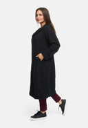 Übergangs-Mantel aus strukturiertem Viskose-Stretch 'Floréa'