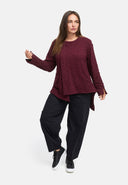 Seaicéad asymmetrúil le zip 'Floréa'