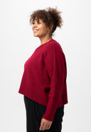 'Vella' knit sweater - soft premium knit with V-neck
