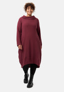 'Vigna' vestido – corte globo moderno y elegante cuello vuelto