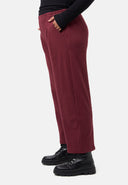 'Vigna' pantaloni – cotone elasticizzato strutturato e vestibilità confortevole