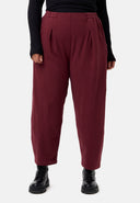 'Vigna' pantaloni – cotone elasticizzato strutturato e vestibilità confortevole
