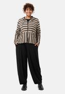 'Sienna' jacket - viscose-stretch, mixed stripes