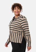 'Sienna' jacket - viscose-stretch, mixed stripes