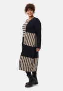 'Sienna' dress - striped look, elegant-chic