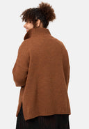 'Vella' knit cardigan - cotton blend with wool, relaxed fit