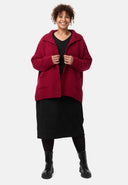 'Vella' knit cardigan - cotton blend with wool, relaxed fit