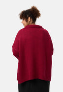 'Vella' knit cardigan - cotton blend with wool, relaxed fit