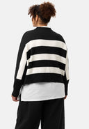 'Vella' knit sweater - casual oversized look with wool content