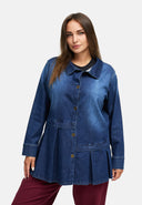 Giacca camicia in denim premium 'Indiga'