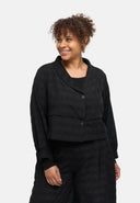Giacca-camicia "Norina" – misto viscosa, corta