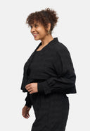 Giacca-camicia "Norina" – misto viscosa, corta