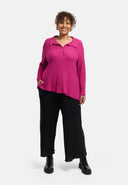 Blusa "Marella" – misto cotone, tessuto strutturato