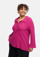 Blusa "Marella" – misto cotone, tessuto strutturato