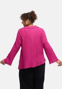 Blusa "Marella" – misto cotone, tessuto strutturato