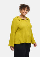 Blusa "Marella" – misto cotone, tessuto strutturato