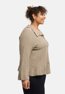 Blusa "Marella" – misto cotone, tessuto strutturato