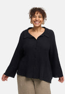 Blusa "Marella" – misto cotone, tessuto strutturato