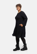 Vestito "Marella" – Misto cotone, linea a trapezio