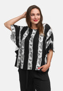 Casual tuniek met vleermuismouwen 'Sovana'