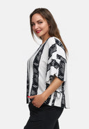 Casual tuniek met vleermuismouwen 'Sovana'