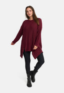 'Cotona' Maglia Asimmetrica a Linea A – casual & accogliente