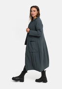'Calina' Cappotto in Paracadute, con Fodera Interna, Linea ad A
