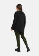 'Seriva' Túnica – Línea A con Cuello de Chal & Panel Diagonal