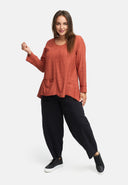 Pantalon large avec stretch en parachute 'Isara'