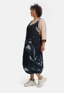 'Velisse' abito salopette – stretch di cotone, midi