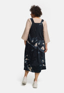 'Velisse' abito salopette – stretch di cotone, midi