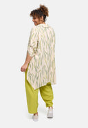 'Livia' Bluse-Tunika – let, figursmigrende & kunstnerisk mønstret
