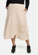 Gonna 'Livia' – Linea ad A, asimmetrica e elasticizzata