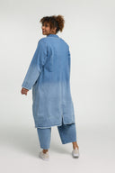 'Sky' Mantel – Premium Spijkerstof, Ombre-wassing & Rekbaar