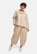 'Serena' Bluse – clean, modern-asymmetrisch & mit Stretch