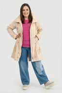 'Livia' Mellansäsongsparkas – mjuk, detaljrik & modern