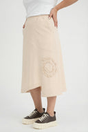 'Livia' Skirt – A-Line, asymmetric & elastic