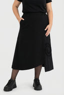 'Livia' Skirt – A-Line, asymmetric & elastic