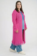 Cardigan Lungo 'Cotture' – Tocco Morbido, Taglio Elegante & Arieggiato