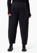'Vigna' pantaloni – cotone elasticizzato strutturato e vestibilità confortevole