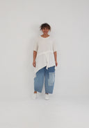 'Crissa' V-Neck Tunika – leicht, lässig & figurschmeichelnd